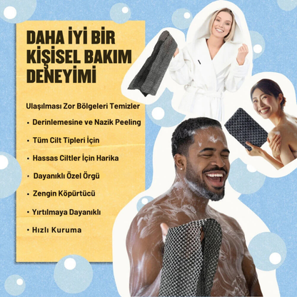 BLISSAL ANTİBAKTERİYEL PEELING DUŞ HAVLUSU