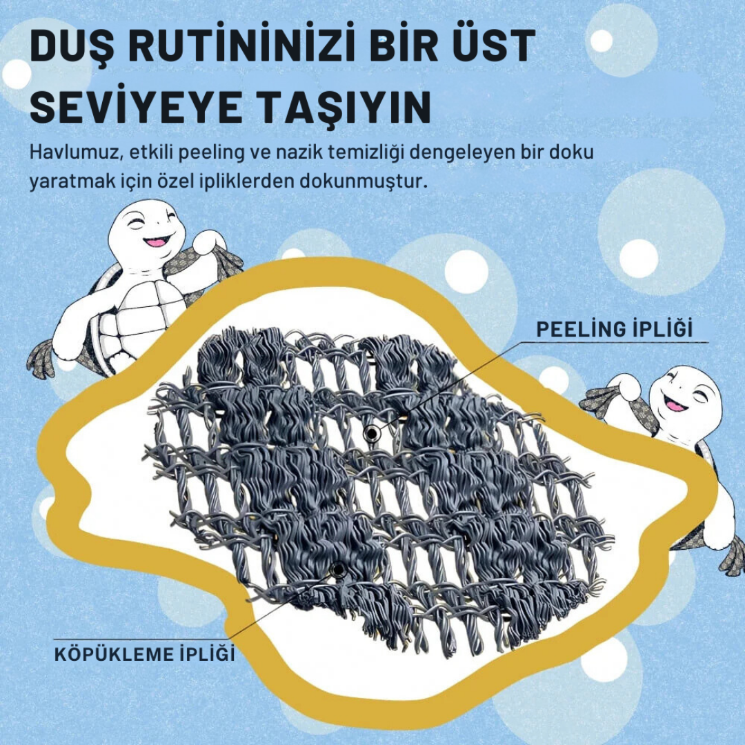 BLISSAL ANTİBAKTERİYEL PEELING DUŞ HAVLUSU